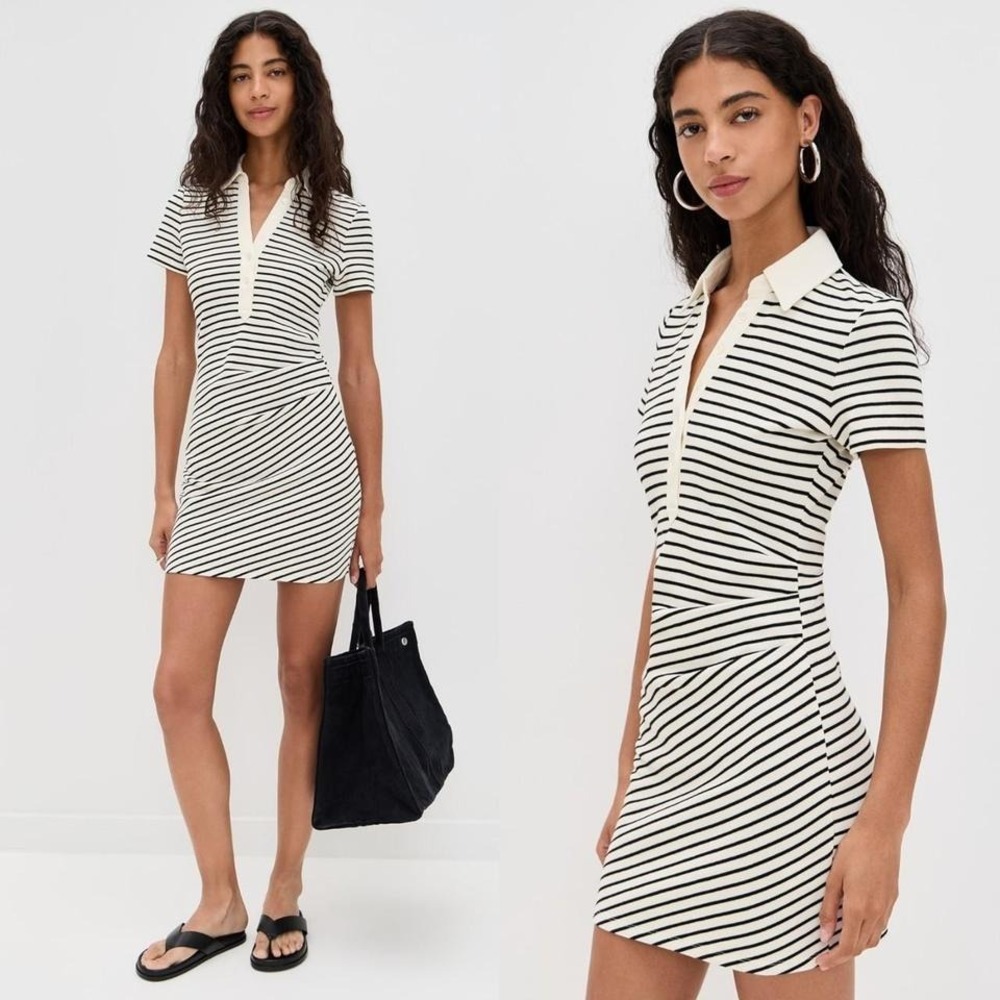 VERONICA BEARD Lanier striped minidress - Size Small (Retail $365)